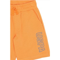 Erkek Çocuk Turuncu Örme Şort