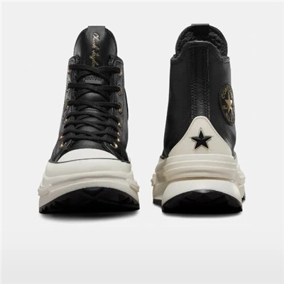 Converse Run Star Legacy Leather & Fur Sherpa Black - A12442C Expeditedship