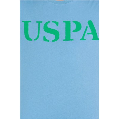 Erkek Turkuaz Basic Bisiklet Yaka Tişört