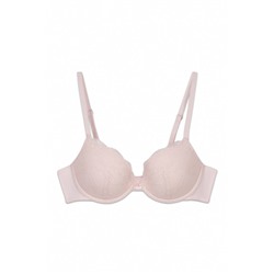 Sujetador clásico relleno encaje rosa BEAUTIFUL