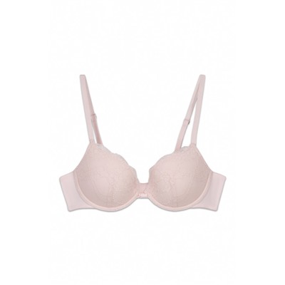 Sujetador clásico relleno encaje rosa BEAUTIFUL