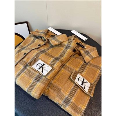 Теплая клетчатая рубашка СК