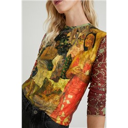 Camiseta mangas tul Polinesia