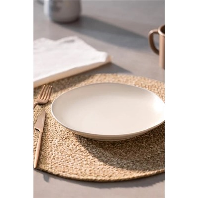 Souci Pasta Tabağı - Krem - 22 cm