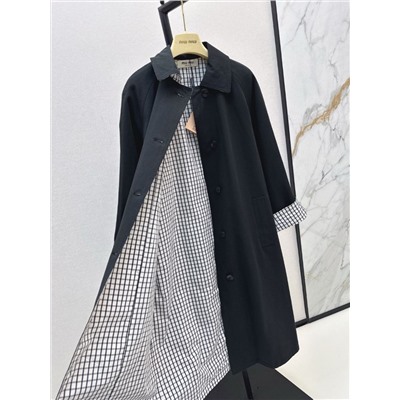 Женский плащ / тренч с отворотами на рукавах (2 цвета) МИУ МИ*У