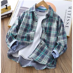 Хлопковая рубашка для мальчиков