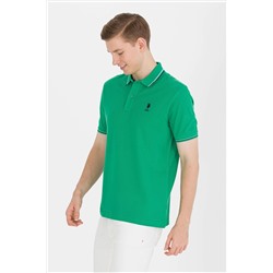 Erkek Yeşil Basic Polo Yaka Tişört