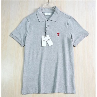 Хлопковая базовая рубашка-поло, модель унисекс АМ*И