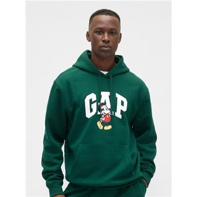 Disney × Mickey Mouse Relaxed Logo Hoodie
