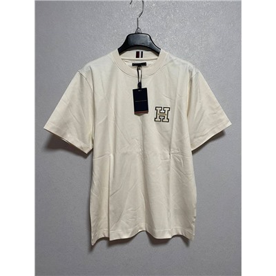 Футболка из плотного мерсеризованного хлопка 3 цвета ТОММИ ХИЛФИГЕ*Р