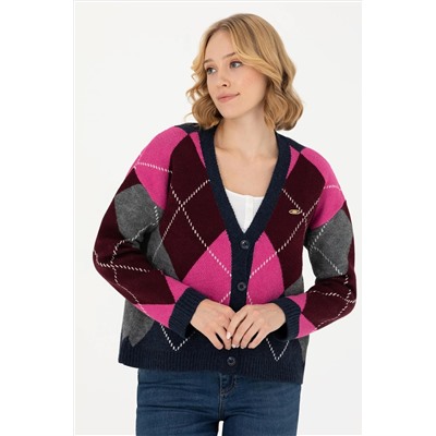 Kadın Lacivert Triko Hırka