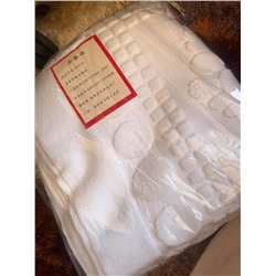 Мягкое белоснежное полотенце для ног  как в лучших отелях 😍