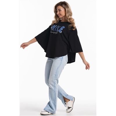 Пончо туника женская