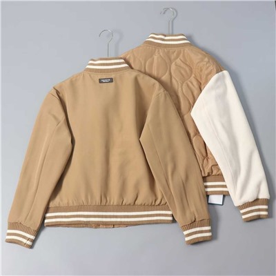 Женская двухсторонняя стеганая куртка - бомбер HAZZY*S