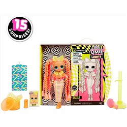 L.O.L. Surprise! O.M.G. Lights Dazzle Fashion Doll with 15 Surprises