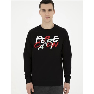 Siyah Regular Fit Sweatshirt