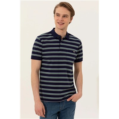 Erkek Lacivert Polo Yaka Tişört