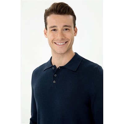 Erkek Lacivert Kazak