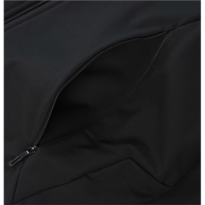 Мужская спортивная куртка из мягкого флиса с воротником-стойкой