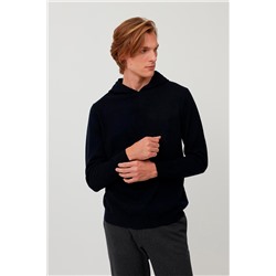 Sudadera de lana y cachemir Azul marino