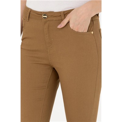 Kadın Açık Haki Kanvas Pantolon