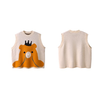 Комплект рубашка и жилет для девочек  Флагманский магазин