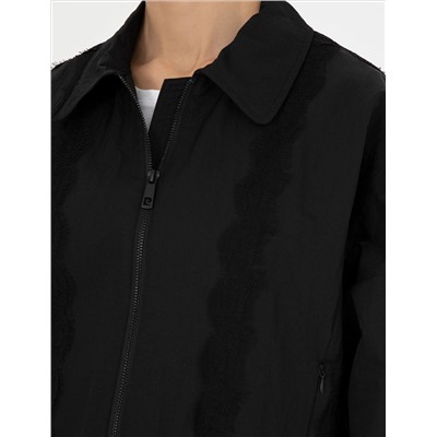 Siyah Comfort Fit Mevsimlik Mont