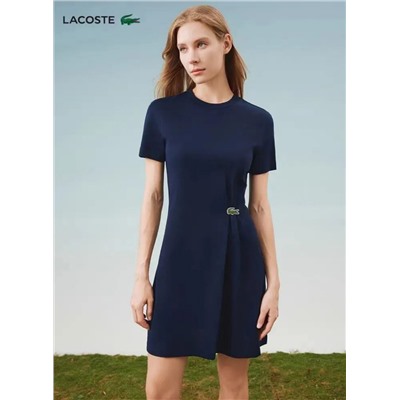 Плиссированное хлопковое платье 2 цвета ЛАКОСТ*Е