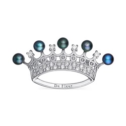 Брошь серебряная 925 арт.56006S2