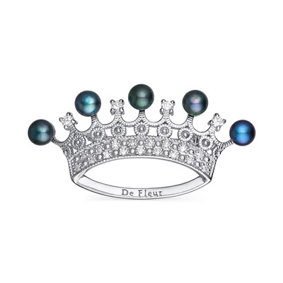 Брошь серебряная 925 арт.56006S2