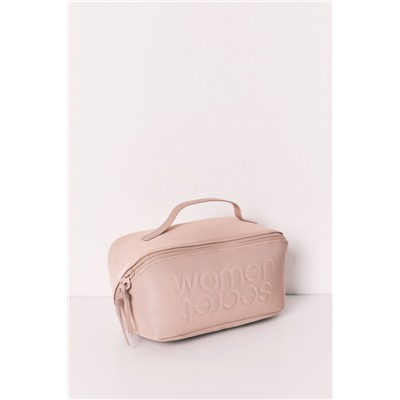 Neceser mediano goma marrón