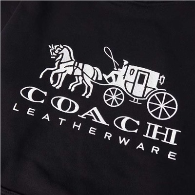 Классический свитер с капюшоном и вышивкой КОУ*Ч