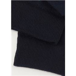 Kurze Herrensocken in Rippstrick mit Punktemuster