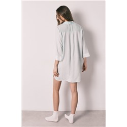 Camisola rayas y cuadros Vichy verde