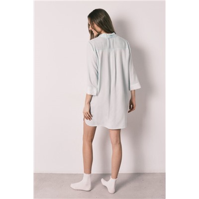 Camisola rayas y cuadros Vichy verde