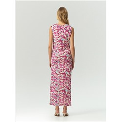 Платье миди с драпировкой, PL1664/ciara