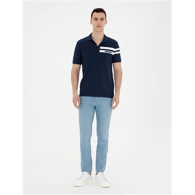 Açık Mavi Slim Fit Jean Pantolon