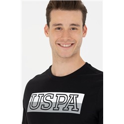 Erkek Siyah Bisiklet Yaka Tişört