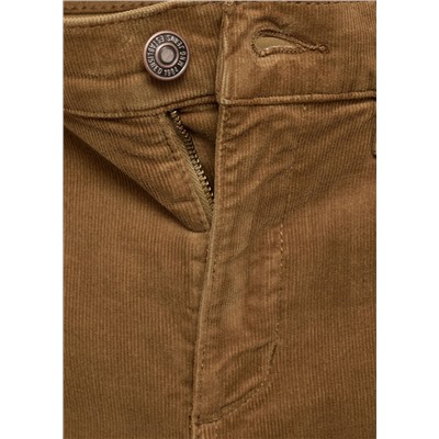 Pantalón Sienna flare crop pana