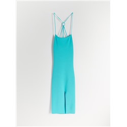 Kleid mit hohem Viskoseanteil