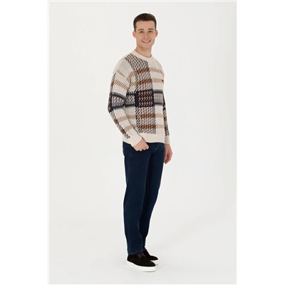 Erkek Lacivert Jean Pantolon