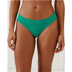 Culotte de microfibra y encaje en verde
