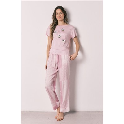 Pijama largo Keroppi Patchwork