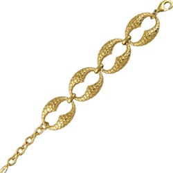 Браслет Рептилия (покрытие золото) 17-22см, Есть комплект