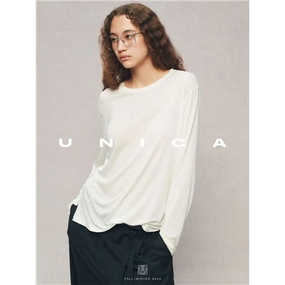 Женский лёгкий, эластичный дышащий лонгслив из смесового тенселя ( 4 цвета) ЗЕ РО*У