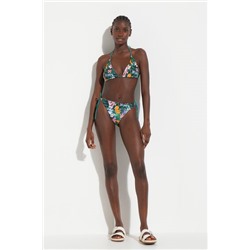 Braguita bikini floral reversible