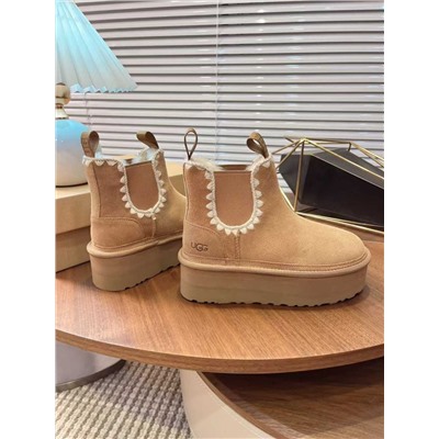 Зимние ботинки на толстой подошве  УГ*Г