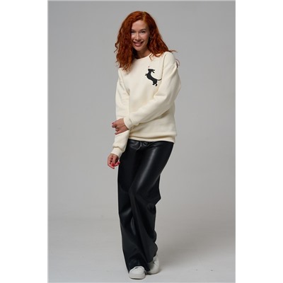 8576 женский свитшот оверсайз