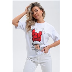 8531 Футболка женская оверсайз