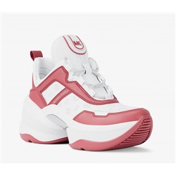 Michael Kors Outlet Olympia Logo Debossed Trainer